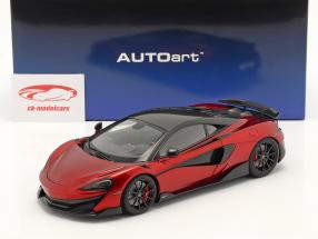 McLaren 600LT 建设年份 2019 红色的 金属的 1:18 AUTOart