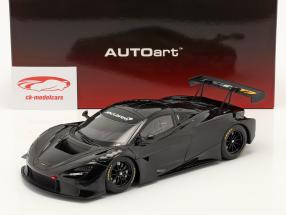 McLaren 720S GT3 Plain Body Version 2019 negro 1:18 AUTOart