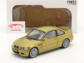 BMW M3 (E46) year 2000 phoenix yellow 1:18 Solido