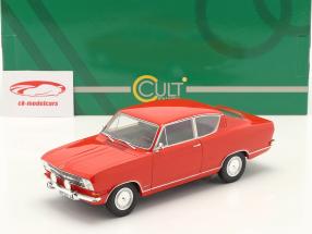 Opel Kadett B Kiemen-Coupe Byggeår 1966 rød 1:18 Cult Scale