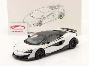 McLaren 600LT Año de construcción 2019 blanco 1:18 LCD Models