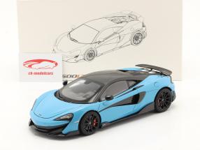 McLaren 600LT Año de construcción 2019 cielo azul 1:18 LCD Models