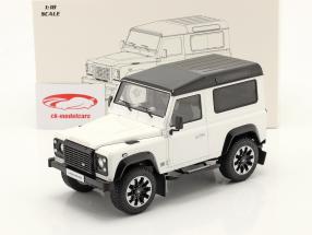 Land Rover Defender 90 Works V8 year 2018 white 1:18 LCD Models