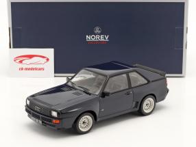 Audi Sport quattro Baujahr 1985 dunkelblau 1:18 Norev