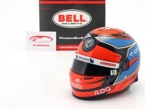 Kimi Räikkönen #7 Alfa Romeo Racing Orlen formula 1 2021 helmet 1:2 Bell