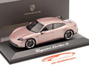 Porsche Taycan Turbo S Año de construcción 2020 frozenberry metálico 1:43 Minichamps