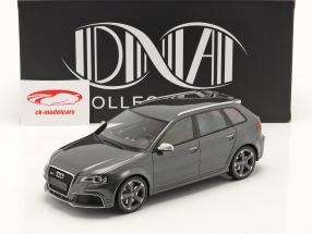 Audi RS3 (8P) Sportback year 2011 Daytona grey 1:18 DNA Collectibles