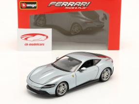 Ferrari Roma Baujahr 2020 silber metallic 1:24 Bburago