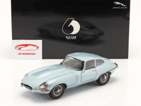 Jaguar E-Type Coupe Année de construction 1961 bleu argent métallique 1:18 Kyosho