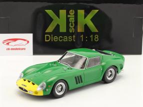 Ferrari 250 GTO Chassis 3767 David Piper Racing 1962 grøn / gul 1:18 KK-Scale