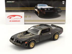 Pontiac Firebird TransAm Turbo 4.9 l Año de construcción 1980 negro / oro 1:24 Greenlight