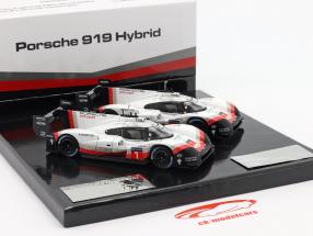 2-Car Set Porsche 919 Hybrid Evo #1 records lap Nürburgring / Spa 2018 1:43 Ixo