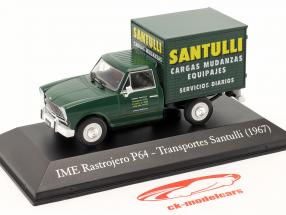 IME Rastrojero P64 фургон Santulli 1967 зеленый 1:43 Hachette