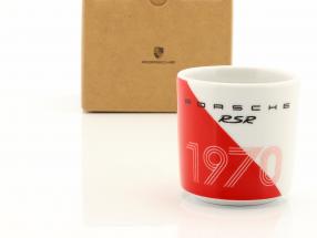 Porsche Espresso Collector's cup Nr. 1 RSR 1970 red / white