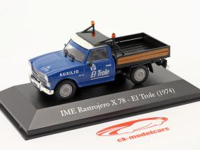 IME Rastrojero X78 Pick-Up El Trole 1975 blå 1:43 Hachette