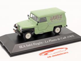 Jeep Willys IKA Sabu Furgon La Planta de Cafe 1965 light green 1:43 Hachette