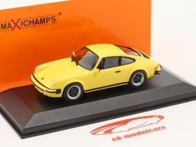 Porsche 911 SC Année de construction 1979 jaune 1:43 Minichamps