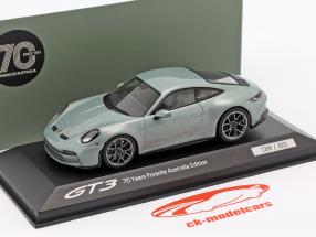 Porsche 911 (992) GT3 Touring 70 Années Porsche Australie 2021 Gris Argenté métallique 1:43 Minichamps