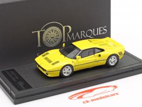 Ferrari 288 GTO Année de construction 1984 Jaune 1:43 TopMarques