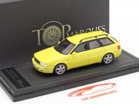 Audi Avant RS2 Année de construction 1994 Jaune 1:43 TopMarques