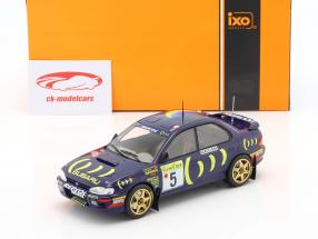 Subaru Impreza 555 #5 vinder Rallye Monte Carlo 1995 Sainz, Moya 1:24 Ixo