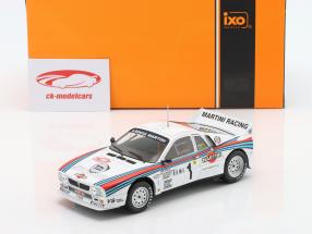 Lancia Rally 037 #1 gagnant Rallye Monte Carlo 1983 Röhrl, Geistdörfer 1:24 Ixo