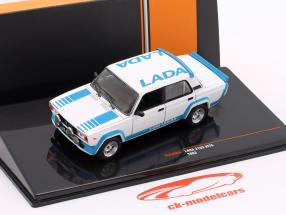 Lada 2105 VFTS year 1983 white / blue 1:43 Ixo