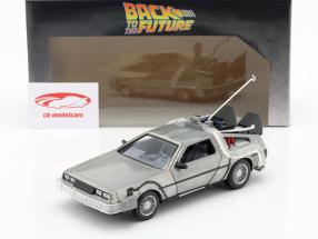 DeLorean Time Machine Back to the Future (1985) silbergrau 1:24 Jada Toys