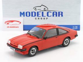 Opel Manta B GT/J Byggeår 1980 rød 1:18 Model Car Group