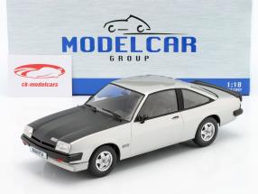 Opel Manta B GT/E Año de construcción 1980 plata metálico / negro 1:18 Model Car Group