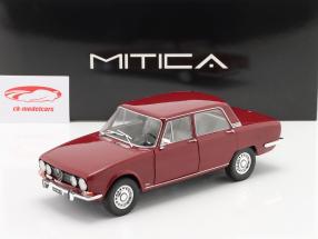 Alfa Romeo 1750 Berlina 1-Series 1968 rojo oscuro 1:18 Mitica