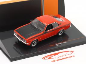 Opel Manta A Turbo Baujahr 1973 rot / mattschwarz 1:43 Ixo