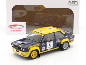 Fiat 131 Abarth #5 winnaar Rallye Tour de Corse 1977 Darniche, Mahe 1:18 Solido
