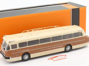 Ikarus 66 bus Byggeår 1972 beige / Brun 1:43 Ixo