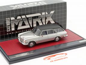 Mercedes-Benz W108 Crayford Estate 1970 plata / negro 1:43 Matrix
