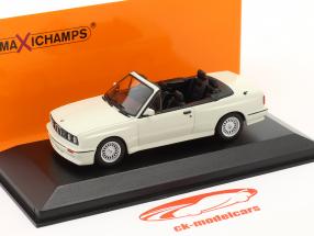 BMW M3 (E30) Cabriolet Byggeår 1988 hvid 1:43 Minichamps