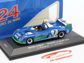 Matra MS670B #7 ganador 24h LeMans 1974 Pescarolo, Larrousse 1:43 Ixo