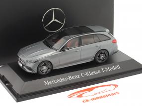 Mercedes-Benz C klasse T-model AMG Line (S206) 2021 seleniet grijs 1:43 Herpa
