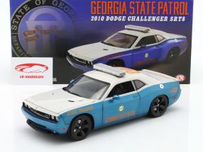 Dodge Challenger SRT8 Georgia State Patrol 2010 blue / white 1:18 GMP