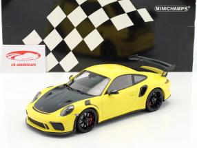 Porsche 911 (991 II) GT3 RS 2019 jaune / le noir jantes 1:18 Minichamps