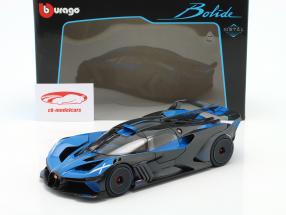 Bugatti Bolide W16.4 Année de construction 2020 bleu / carbone 1:18 Bburago