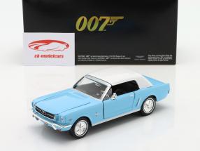Ford Mustang 1/2 Hardtop 1964 Película James Bond Thunderball (1965) 1:24 MotorMax