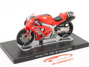 V. Rossi Honda VTR 1000 #11 Sieger 8h Suzuka MotoGP Weltmeister 2001 1:18 Altaya