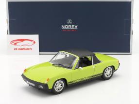 VW-Porsche 914 2.0 Année de construction 1973 vert clair 1:18 Norev