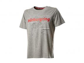 Nürburgring T-Shirt Racetrack grau-melange