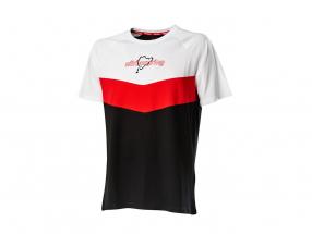Nürburgring t-shirt Curbs rød / hvid / sort