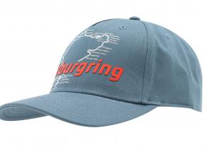Nürburgring casquette Racetrack bleu
