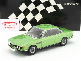 BMW 3.0 CSI Byggeår 1971 grøn metallisk 1:18 Minichamps