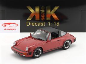 Porsche 911 SC Targa Année de construction 1983 rouge foncé métallique 1:18 KK-Scale