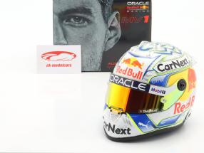 Max Verstappen #1 2nd Österreich GP Formel 1 Weltmeister 2022 Helm 1:2 Schuberth